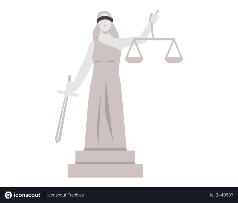 Free Justice goddess  Illustration