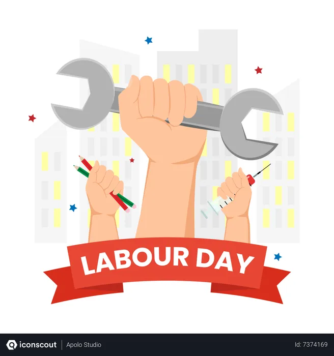 Free Labor Movement  Illustration