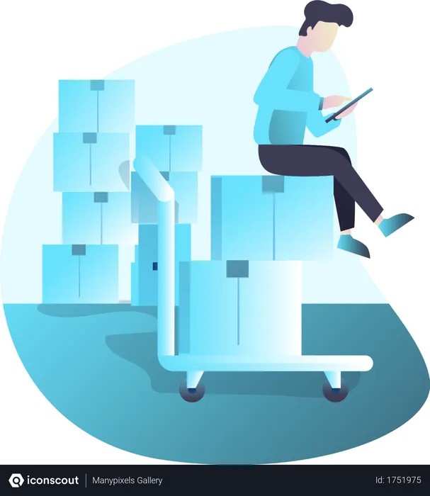 Free Logistics  Illustration