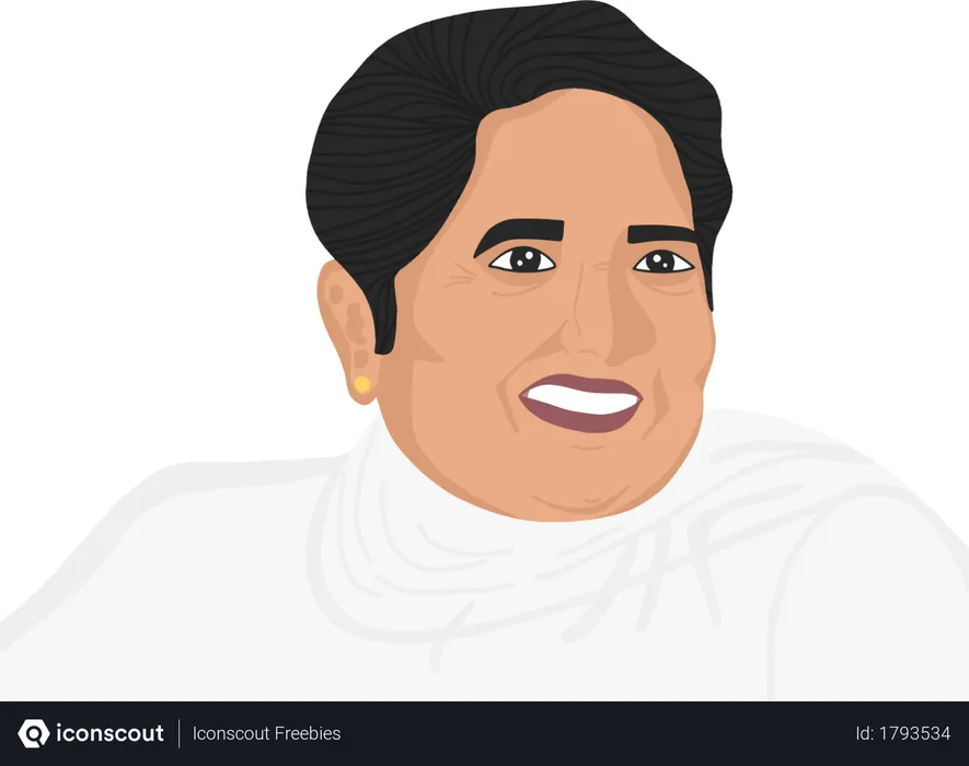 Free Mayawati  Illustration