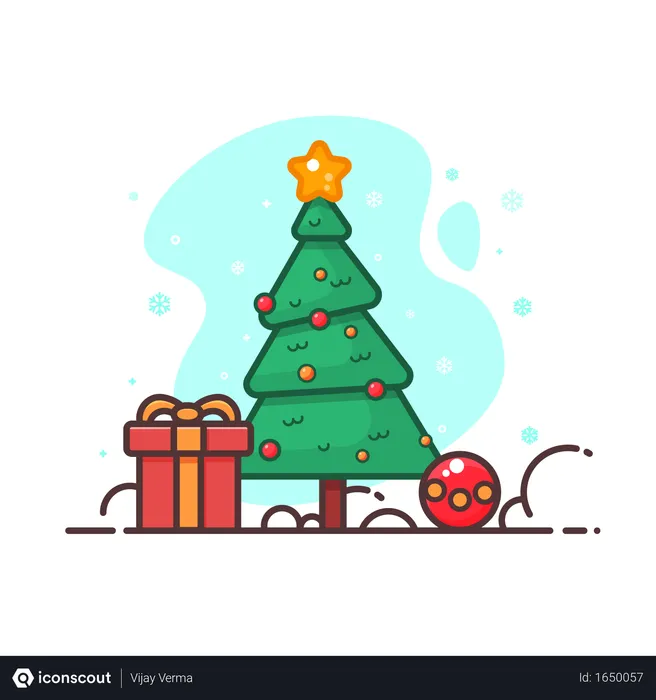 Free Merry christmas  Illustration