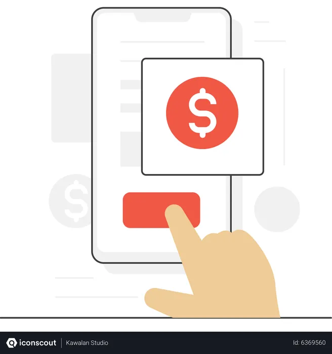 Free Mobile Payment  Illustration