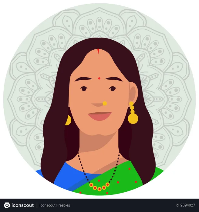 Free Mujer marathi  Ilustración
