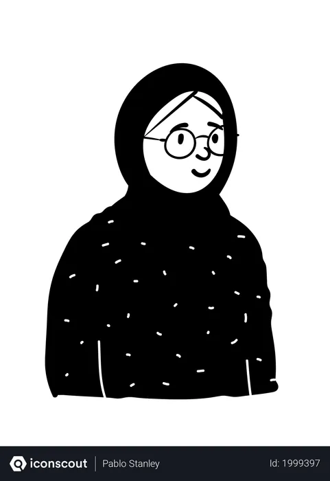 Free Muslim girl  Illustration