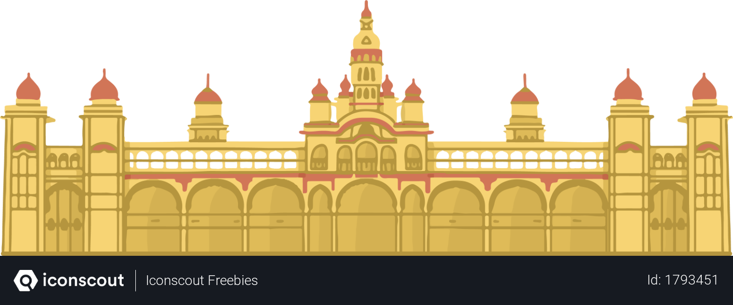 Sketch of Mysore Palace or Amba Vilas Palace Outline Editable Vector  Illustration Stock Illustration - Illustration of sketch, symbol: 199861269