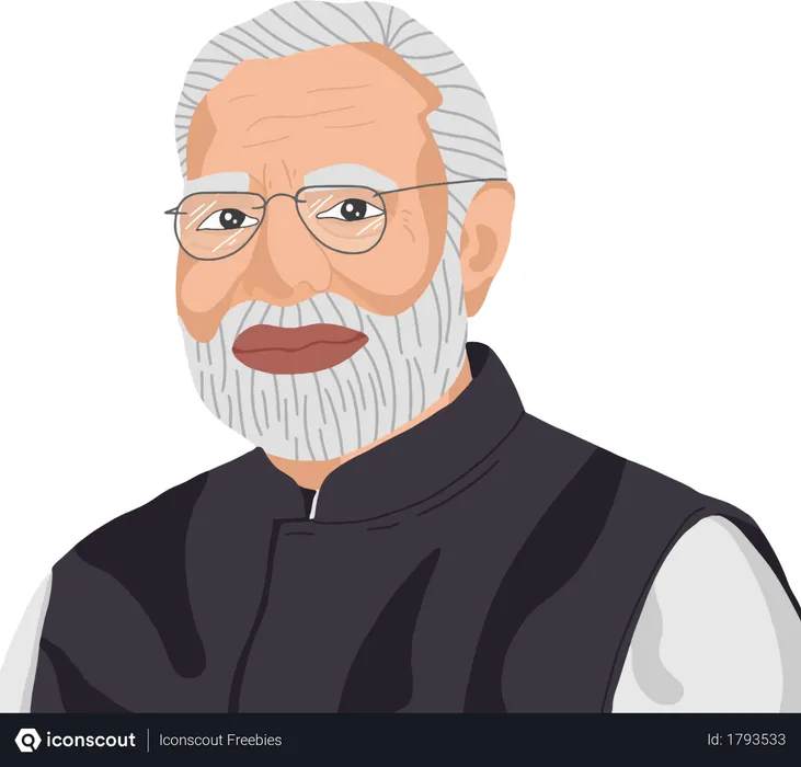Free Narendra Modi  Illustration