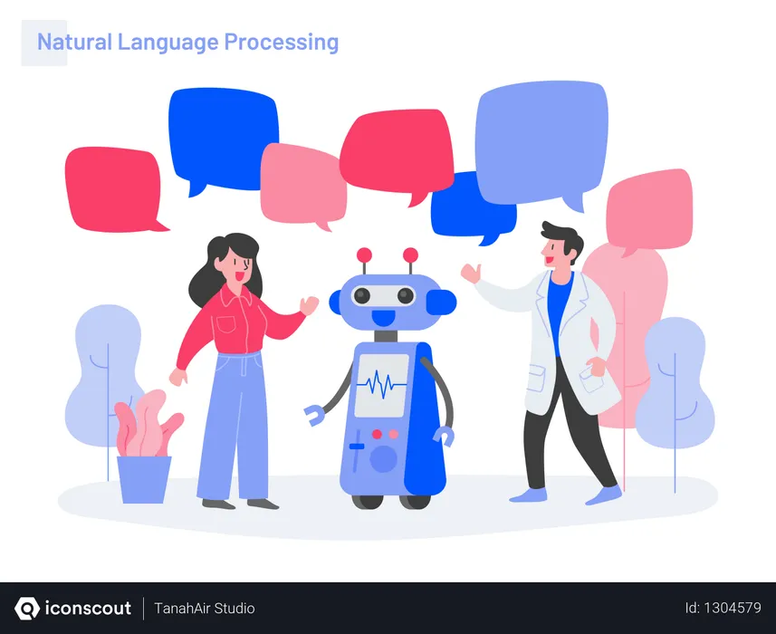 Free Natural Language Processing  Illustration