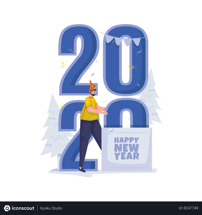 Free New year preparation  Illustration