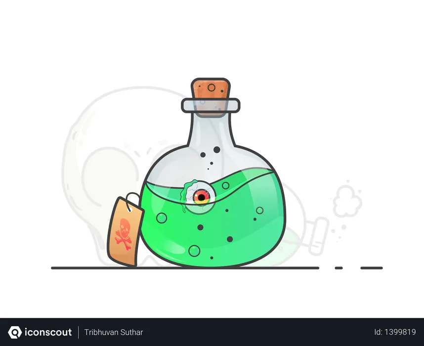 Free Potion bottle  Illustration