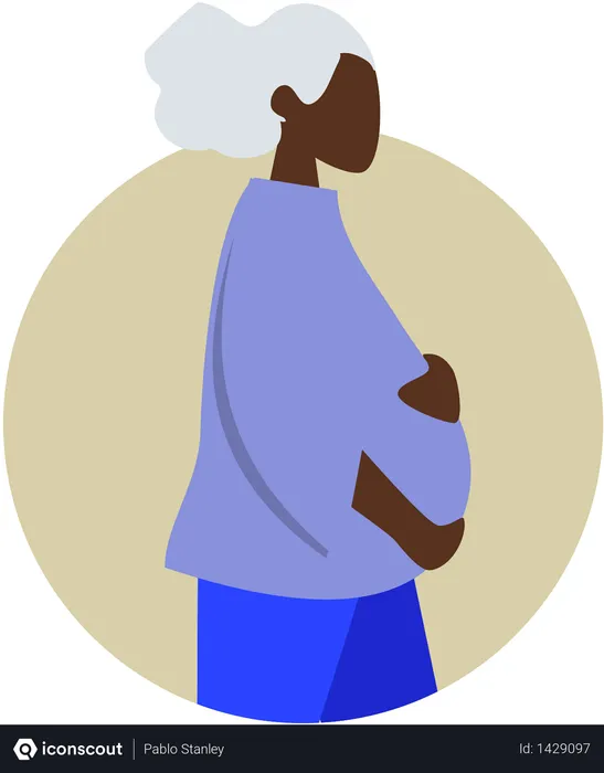 Free Pregnant lady  Illustration