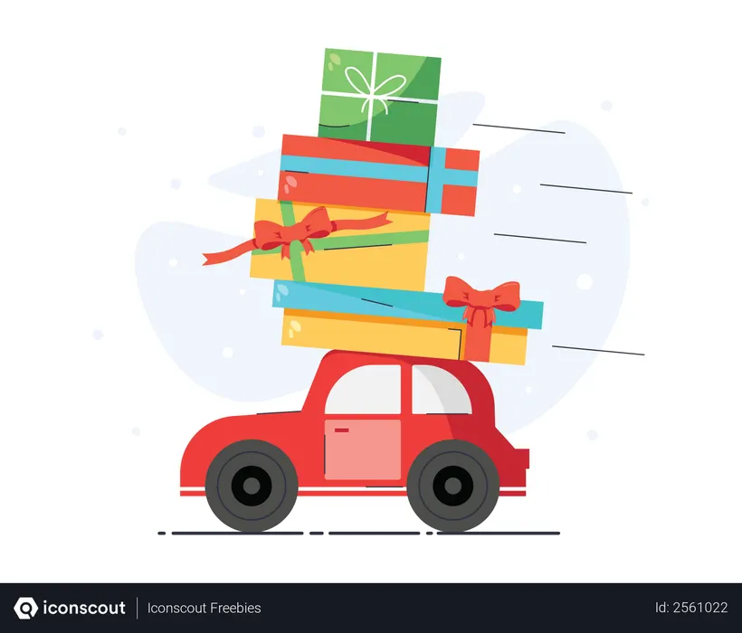 Free Presente a caminho  Ilustração