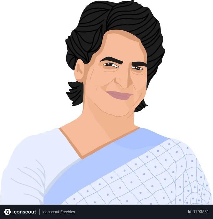 Free Priyanka Gandhi  Illustration
