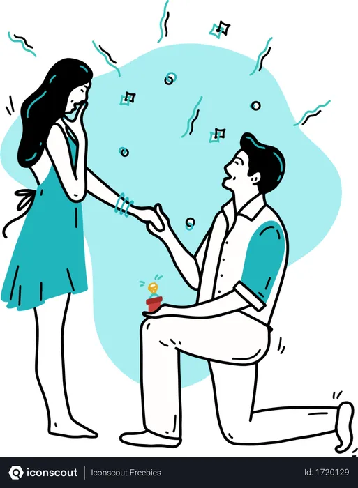 Free Propose Day  Illustration