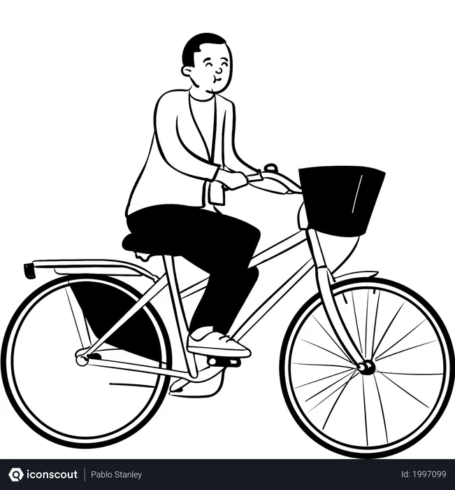 Free Radfahren  Illustration