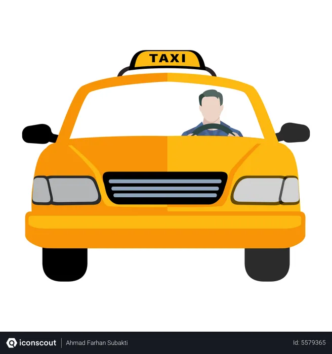 Free Service de taxi  Illustration