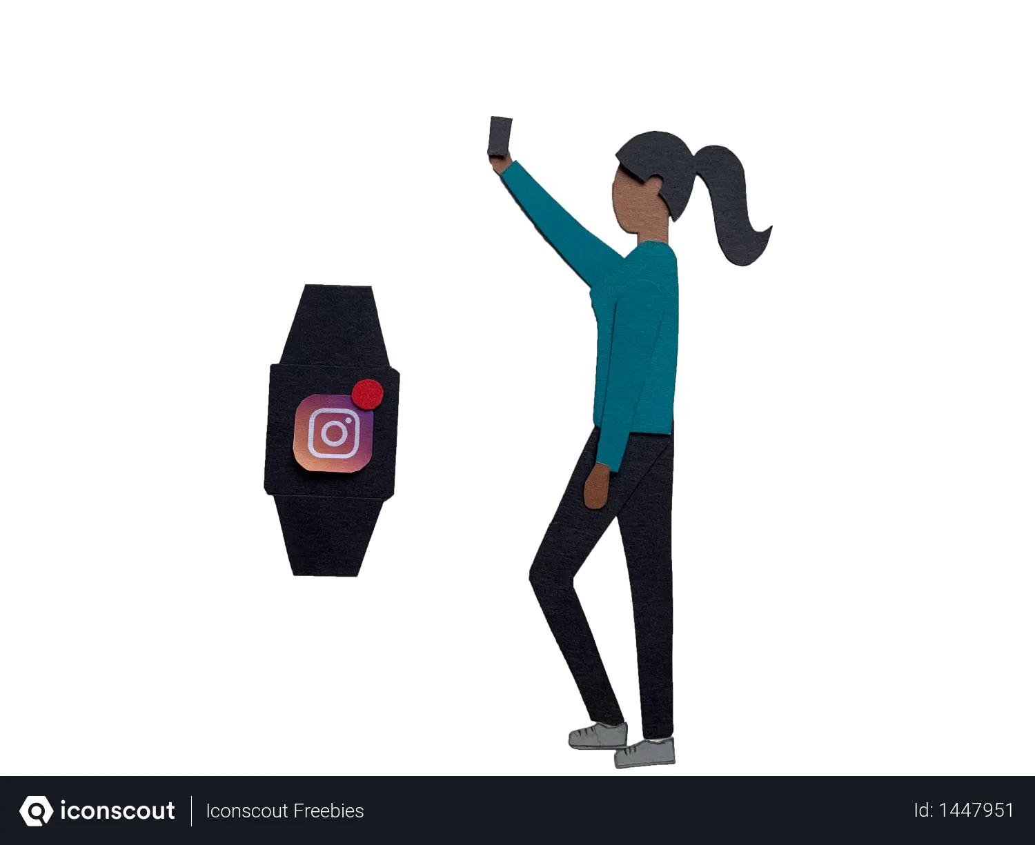 Free Smart Watch Sync With Mobile Logo Illustration Free Download Business Logo Illustrations