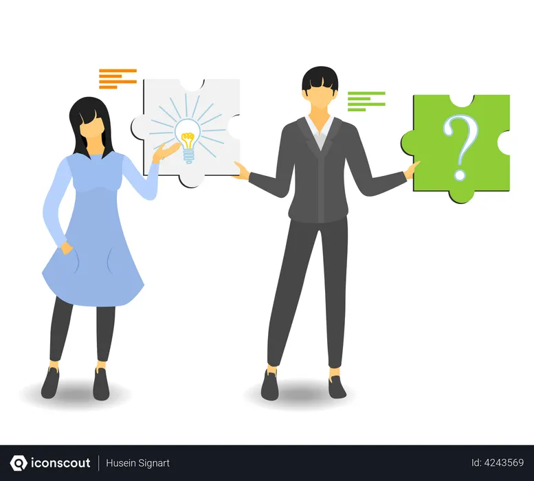 Free Resolução de problemas de negócios  Ilustração