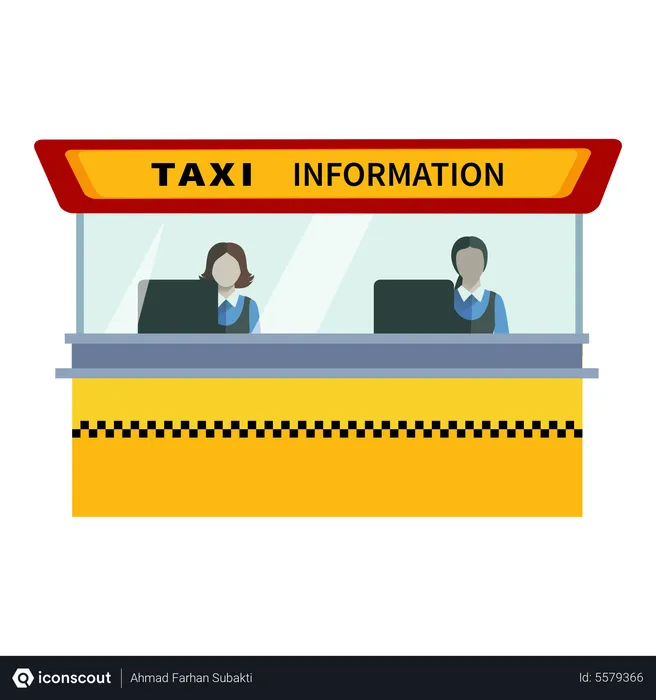 Free Taxi Information Center  Illustration