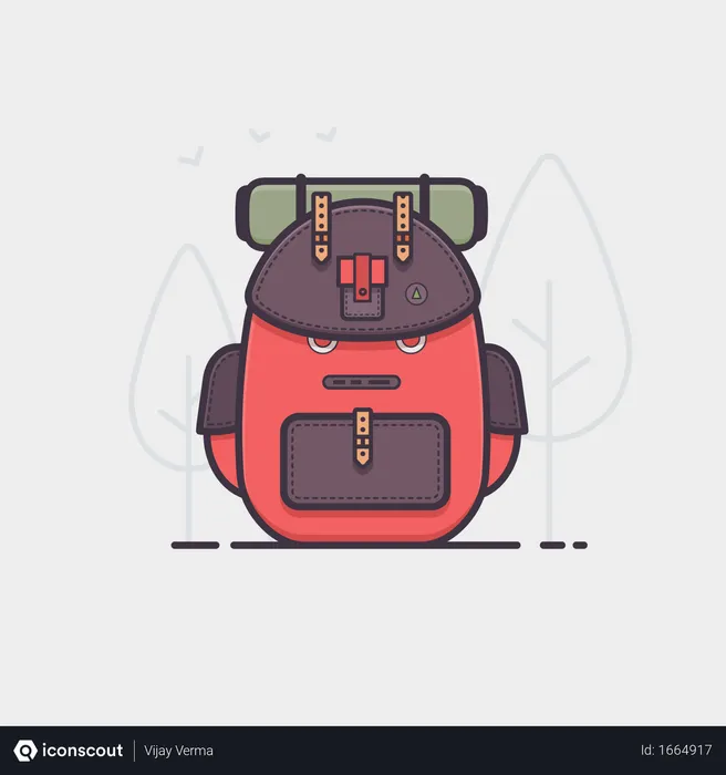 Free Travel Bag  Illustration