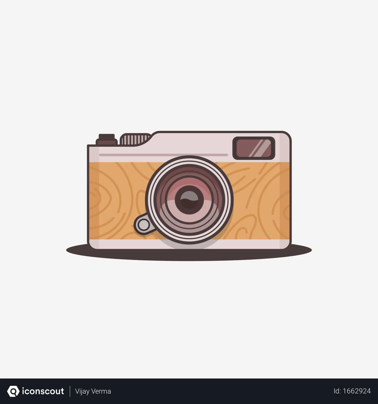 vintage camera illustration free download