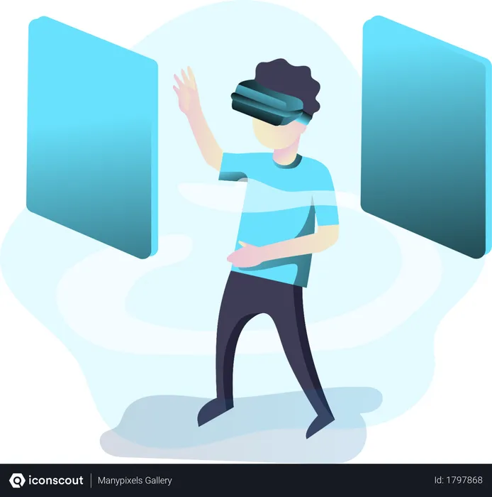 Free VR glasses  Illustration