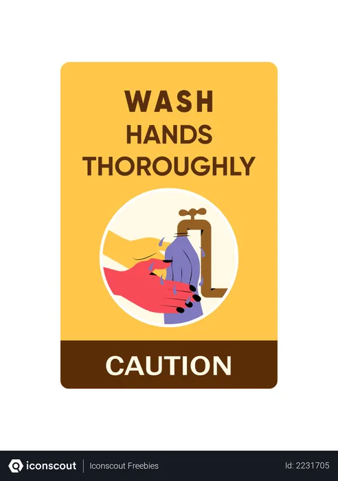 Free Wash hands  Illustration