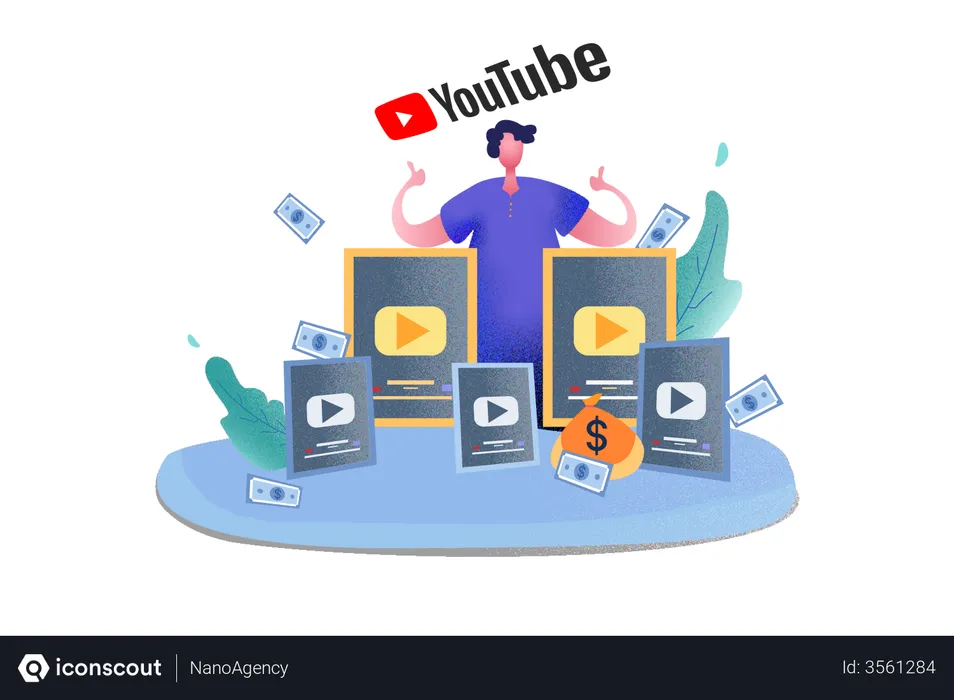 Free YouTube Creator Awards  Illustration