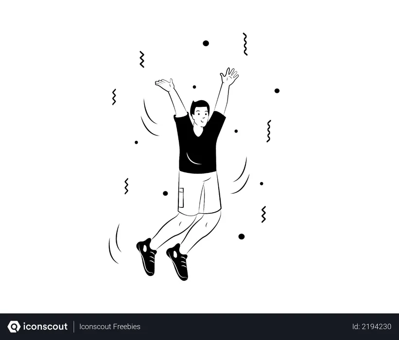 Jumping Illustration