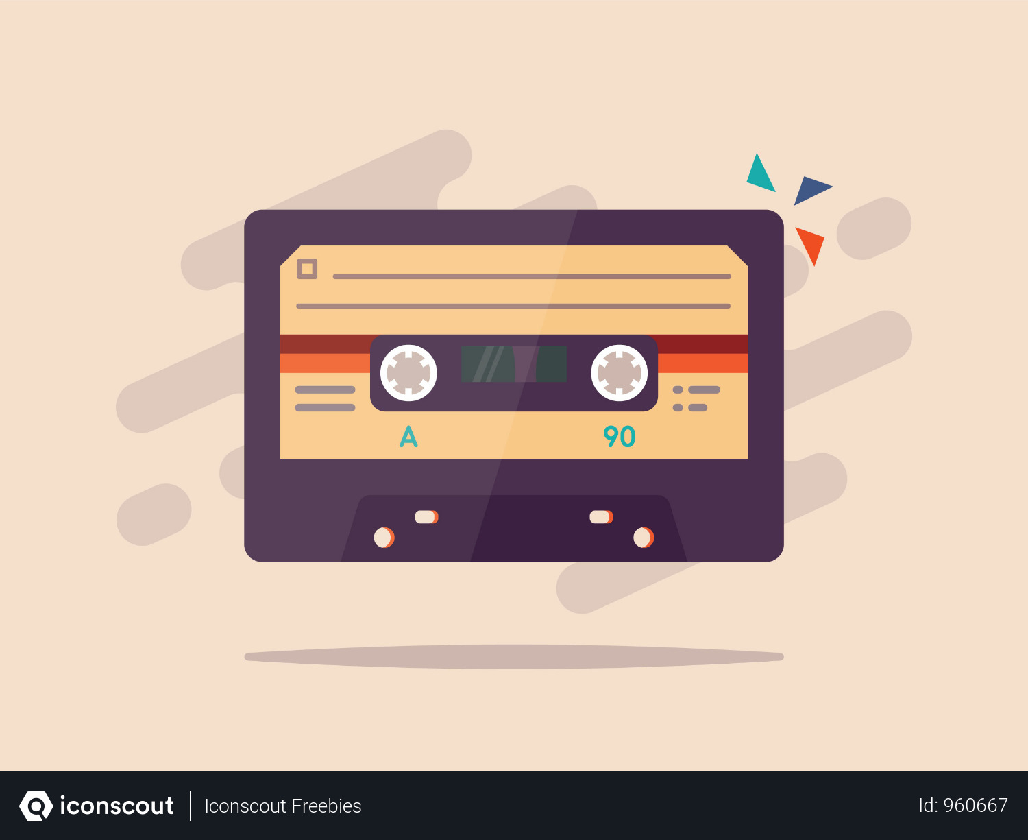 Retro Tape Illustration