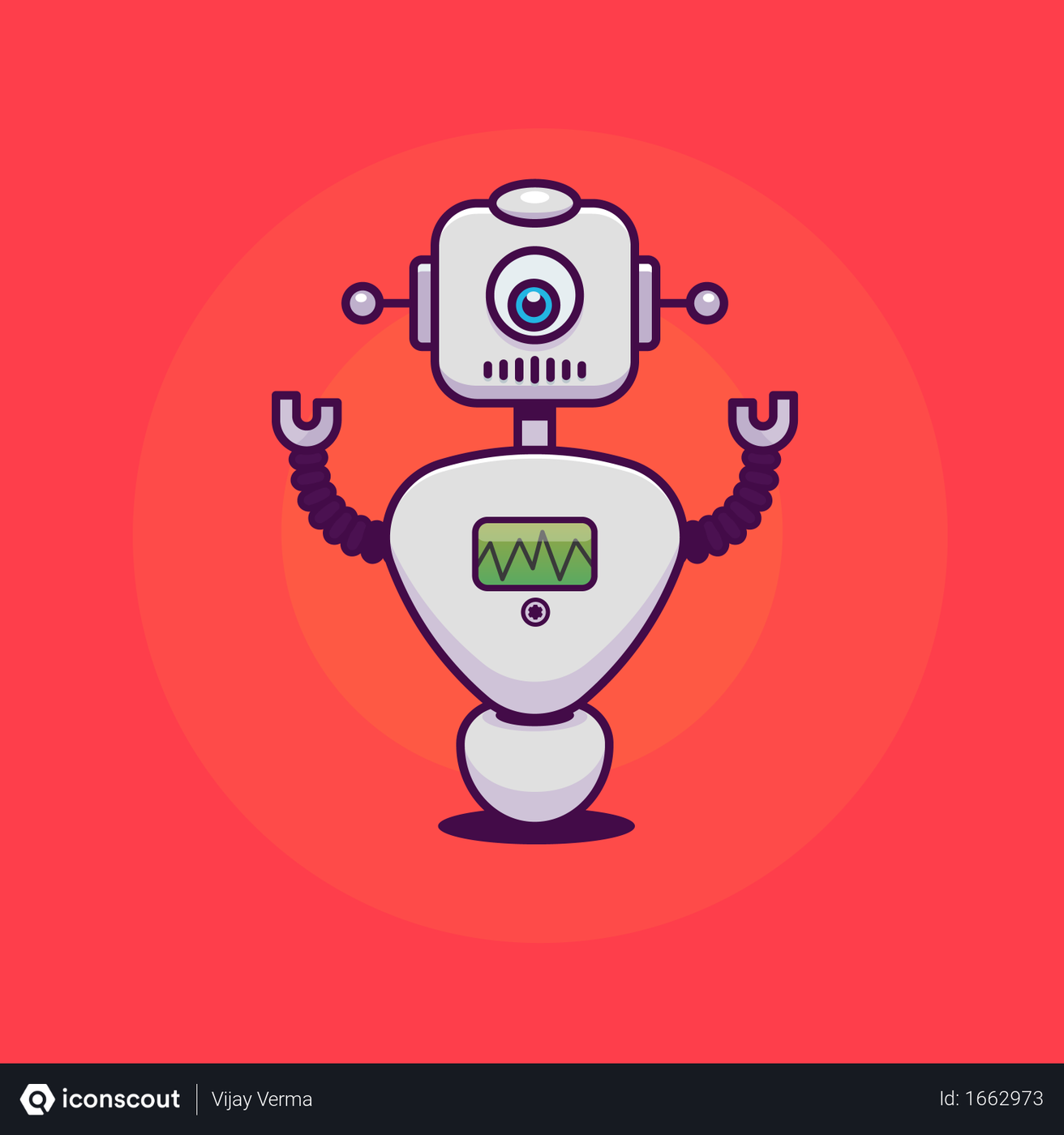 Best Free Robot Illustration download in PNG & Vector format