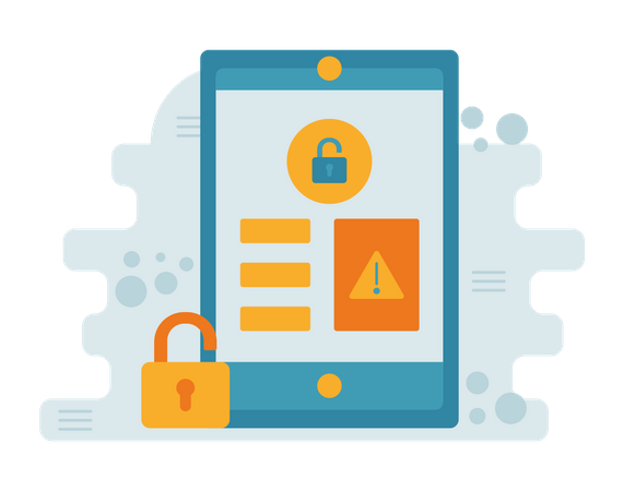 Access denied Illustration