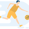 illustration for basketball