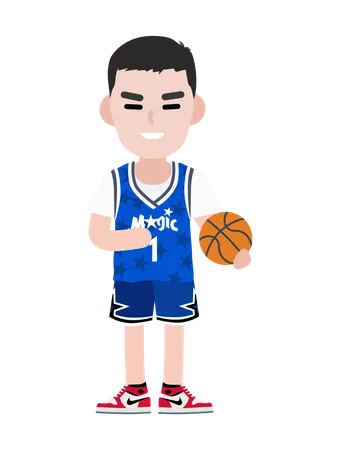 Basketball player Illustration