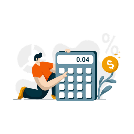 Business accounting Illustration
