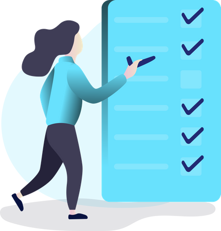 Checklist Illustration