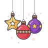 illustrations of christmas bauble