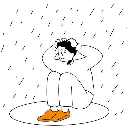 Concept about business Failure Illustration