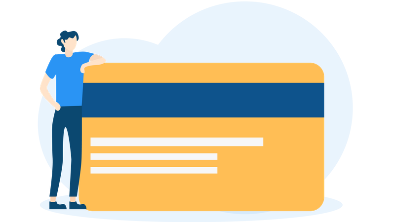 Credit card Illustration
