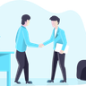 handshake illustration free download