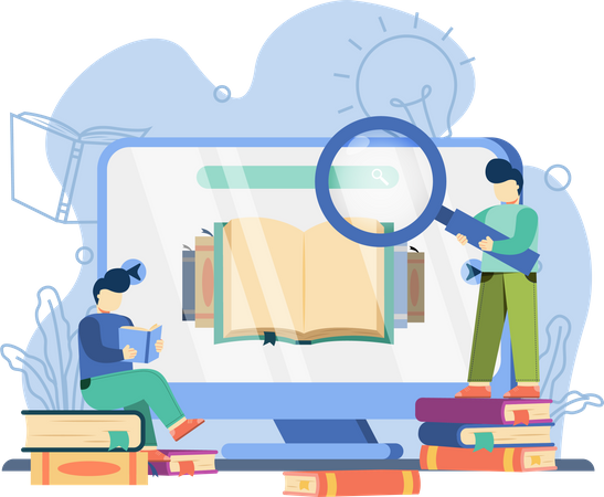 1,787 Library Illustrations - Free in SVG, PNG, EPS - IconScout