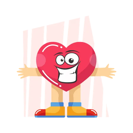Excited in love Illustration