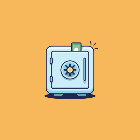 Free 金庫  イラスト
