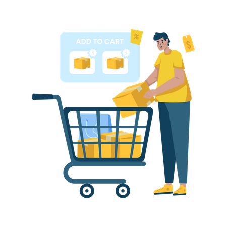 Free Add to cart  Illustration