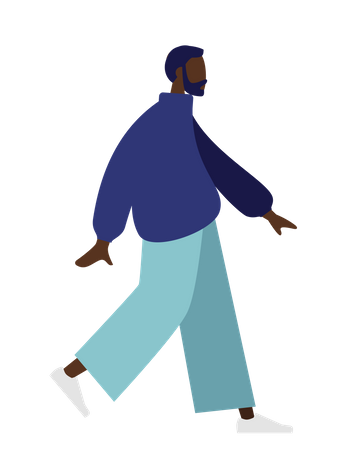 Free African man  Illustration