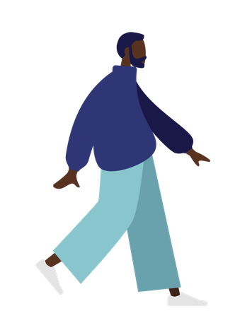 Free African man  Illustration