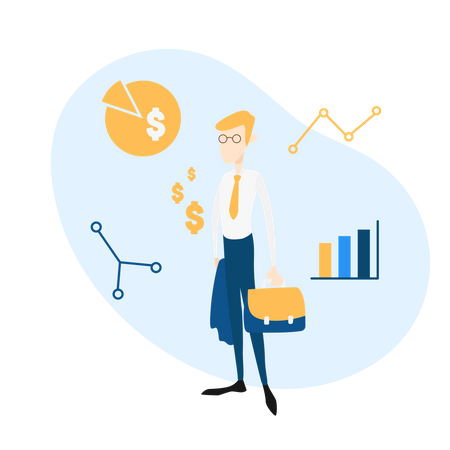 Free Analyse par le vendeur de l'aperçu des ventes  Illustration