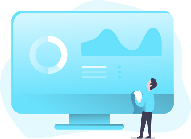 Free Analyze on Screen  Illustration