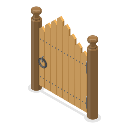 Free Ancient style wooden wall  Illustration