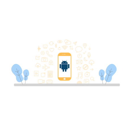 Free Android device  Illustration
