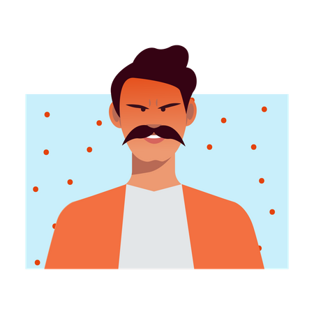Free Angry man  Illustration